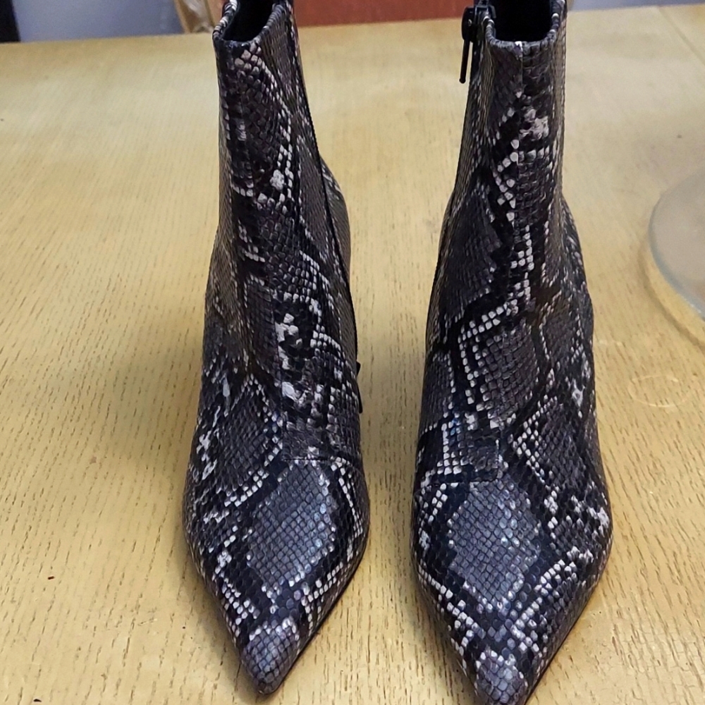 Steve Madden snakeskin boots